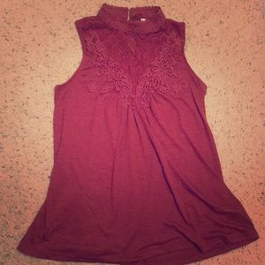 Mauve xs sleeveless top